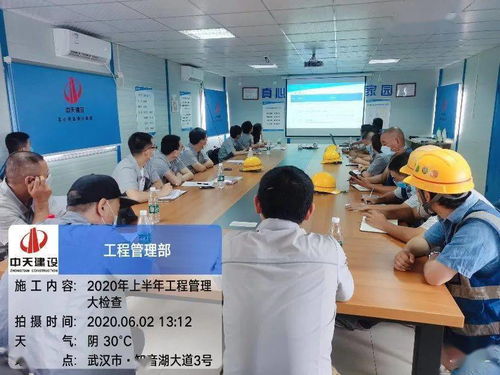 安全生产月 中天六建2020年上半年工程管理大检查进行时 筑牢安全防线，提升服务效能